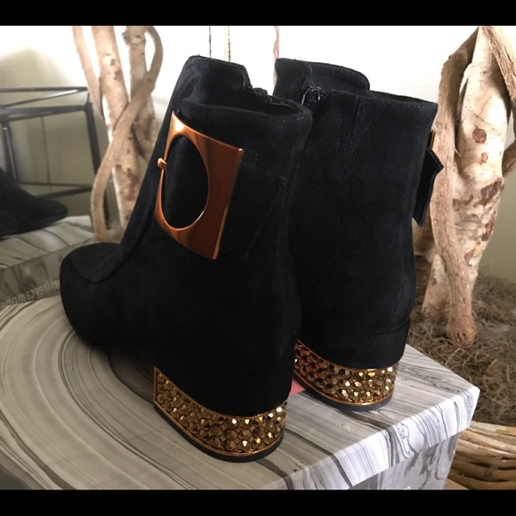 Jeffrey Campbell Suede Ankle Boot - Picture 3 of 5